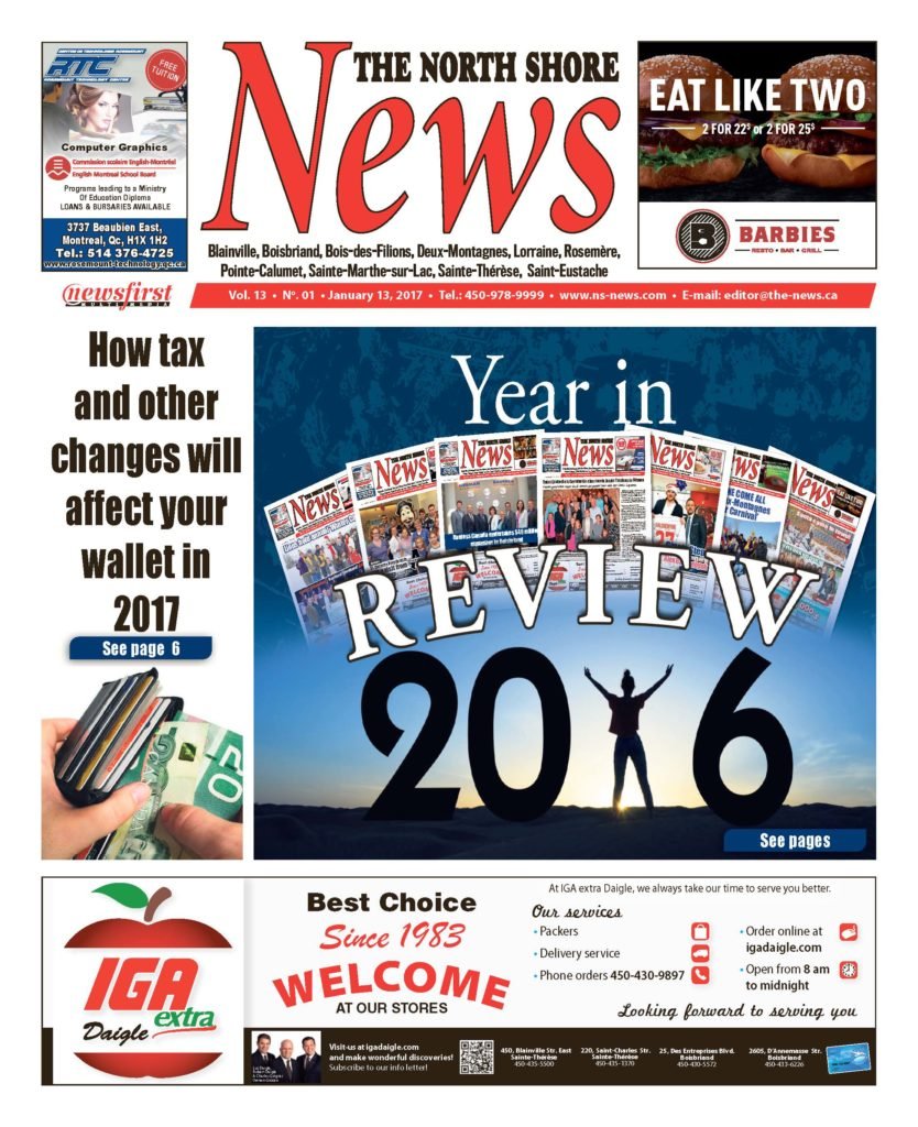 Front page image of the North Shore News Volume 13-1