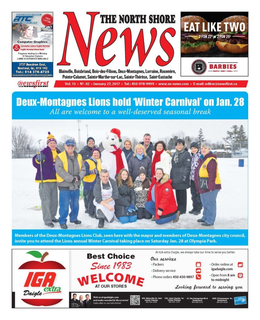 Front page image of the North Shore News Volume 13-2