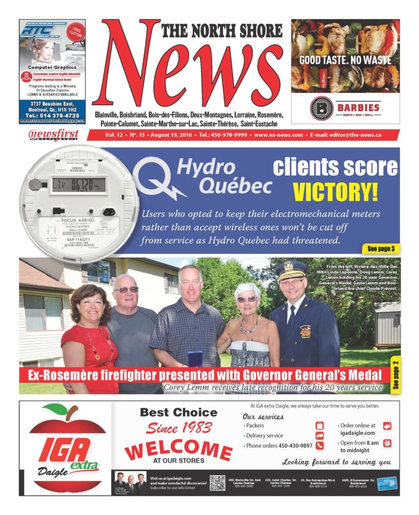 Front page image of the North Shore News Volume 12-15