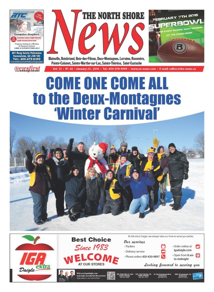 Front page image of the North Shore News Volume 12-2