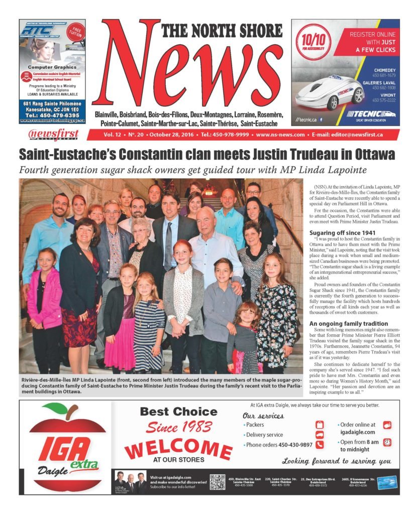 Front page image of the North Shore News Volume 12-20