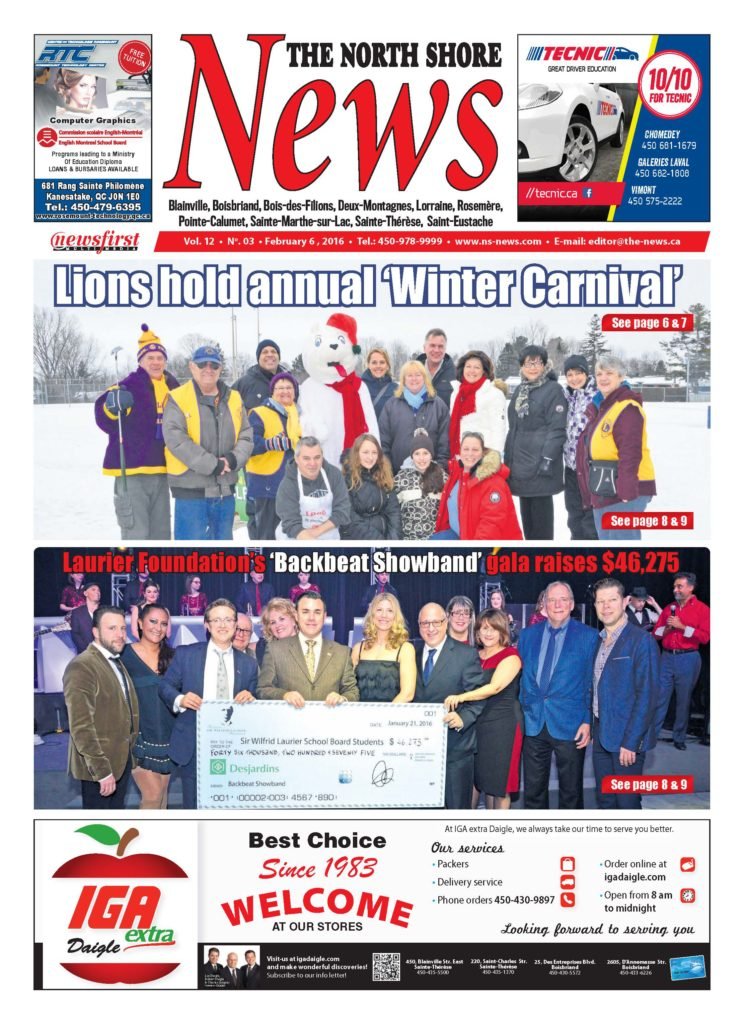 Front page image of the North Shore News Volume 12-3