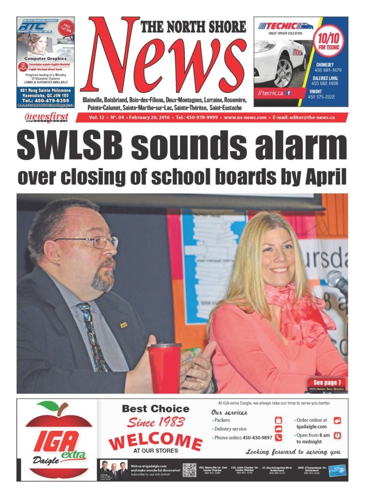 Front page image of the North Shore News Volume 12-4