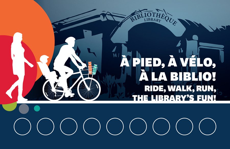 ‘Ride, Walk, Run,’ the library’s fun!