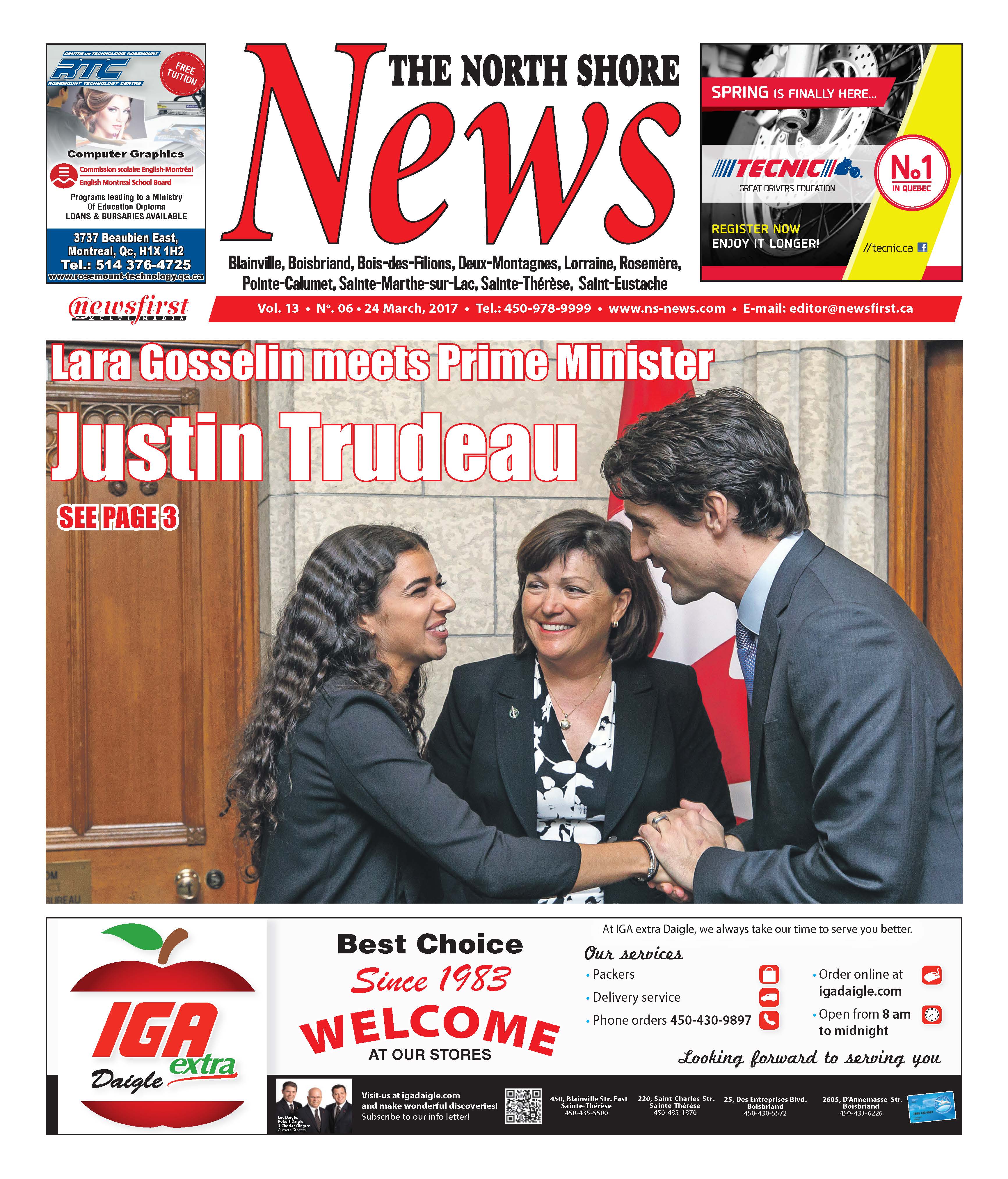 North Shore News Volume 13-6 Front page image of the North Shore News Volume 13-6