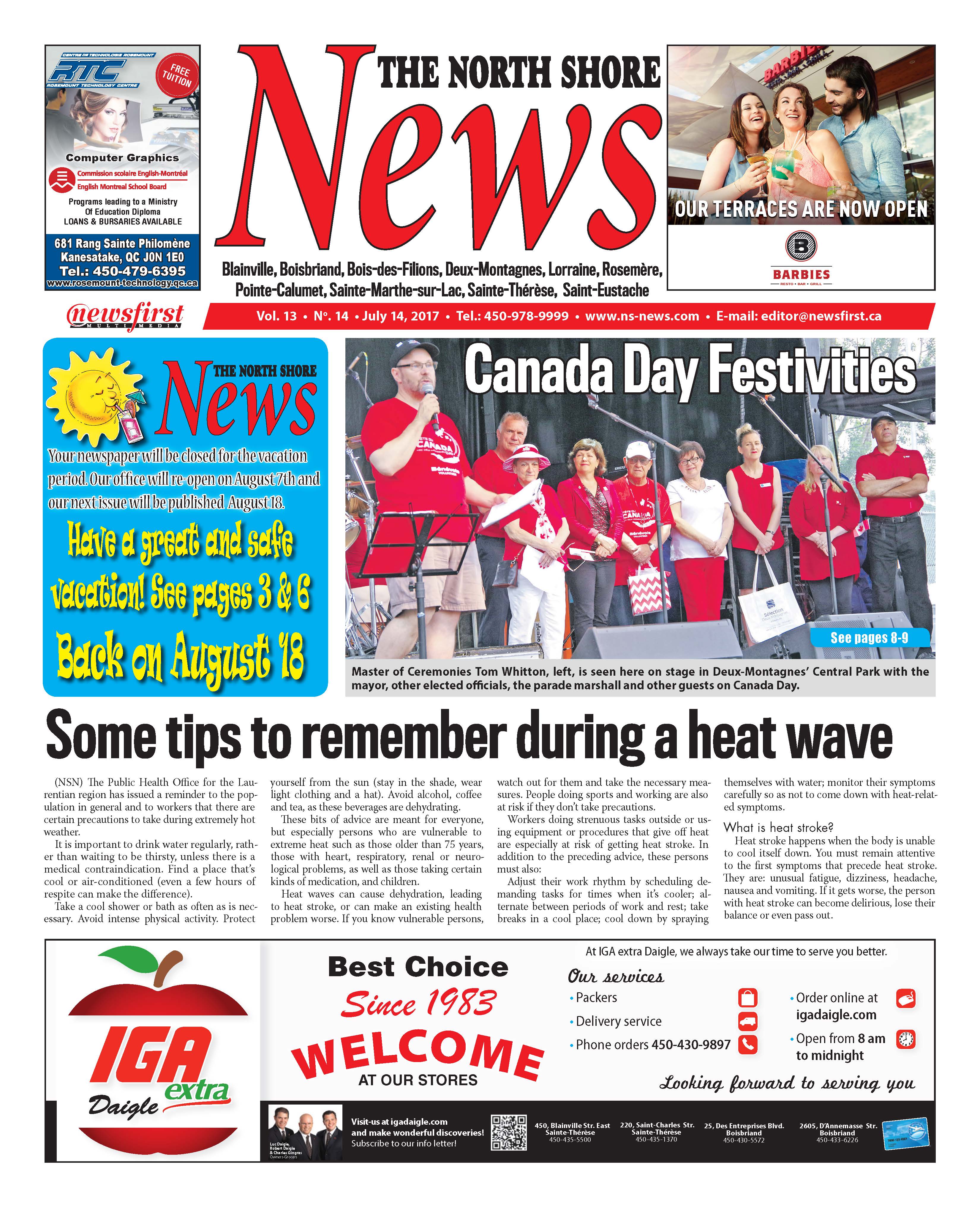 North Shore News Volume 13-14 Front page image of the North Shore News Volume 13-14