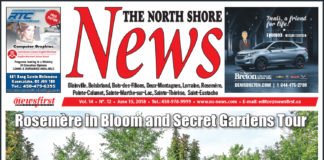 Front page image of the North Shore News 14-12