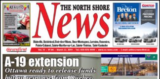 Front page image of the North Shore News 15-06.