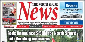 Front page image of the North Shore News 15-17.