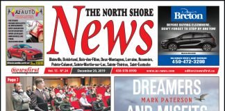 Front Page of the North Shore News 15-24