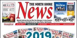 Front Page of the North Shore News 16-01