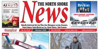 Front Page of the North Shore News 16-03