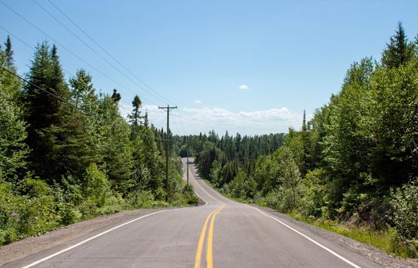 Travelling restricted in the Laurentians.