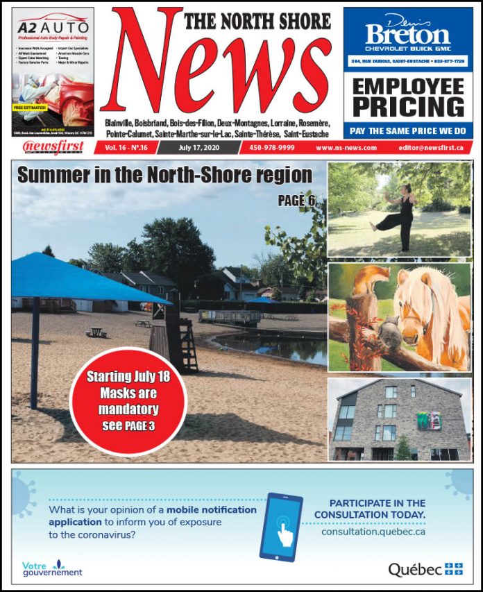 North Shore News 16-16 Front page of The North Shore News.