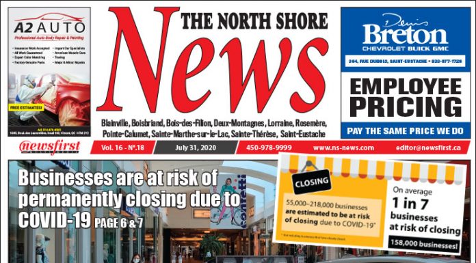 North Shore News 16-18 Front page of The North Shore News.