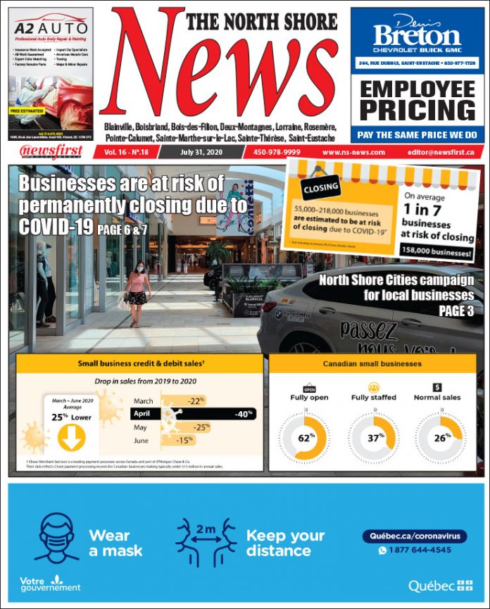 North Shore News 16-18 Front page of The North Shore News.