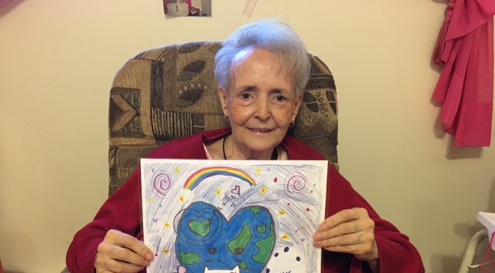 Some 700 children’s drawings, letters and cards offered to seniors