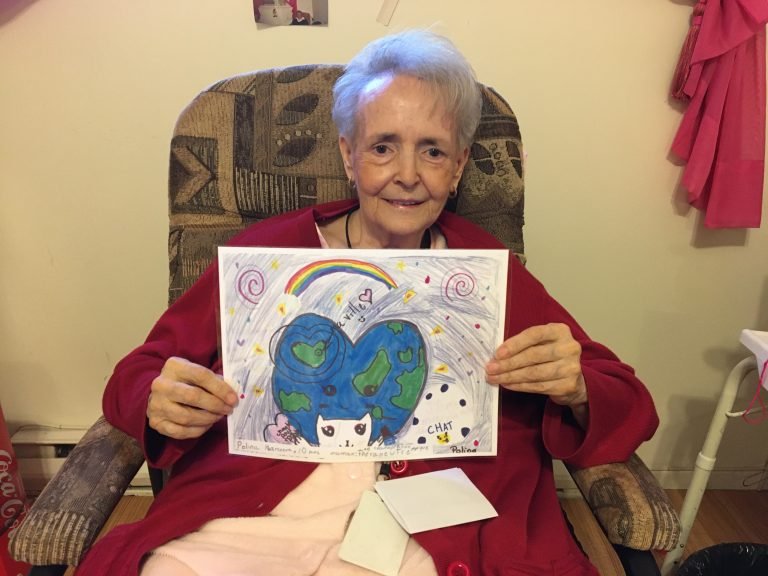 Some 700 children’s drawings, letters and cards offered to seniors