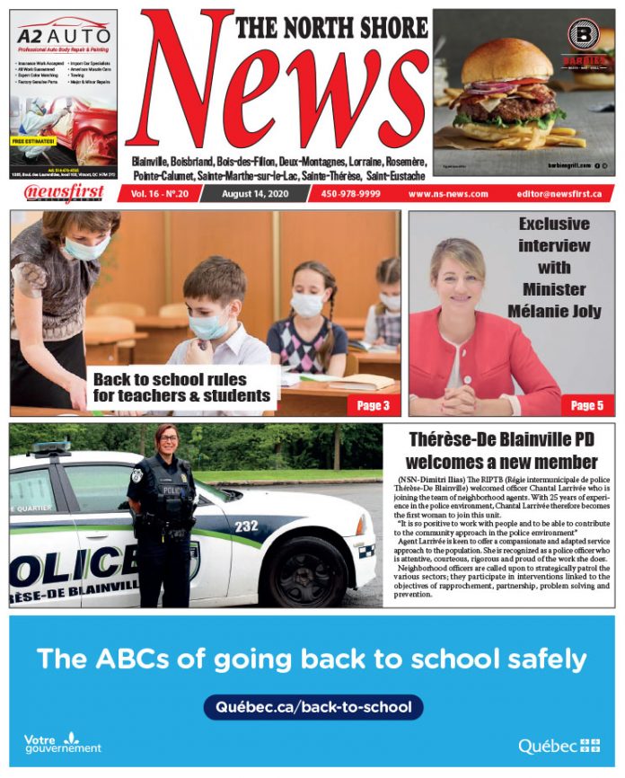 North Shore News 16-20 Front page of The North Shore News.