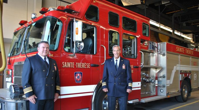 Appointment to the Fire Department of the City of Sainte-Thérèse