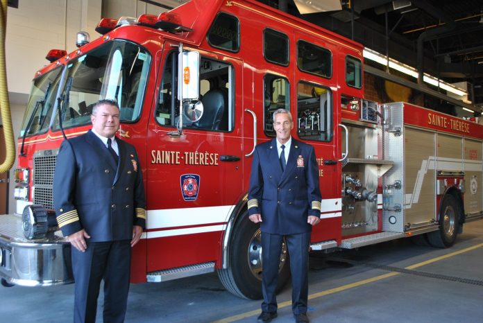 Appointment to the Fire Department of the City of Sainte-Thérèse