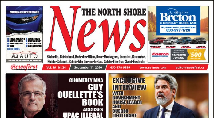 North Shore News 16-24 Front page of The North Shore News.