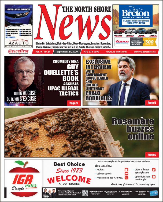 North Shore News 16-24 Front page of The North Shore News.