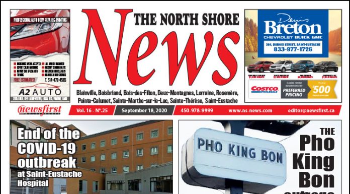 North Shore News 16-25 Front page of The North Shore News.
