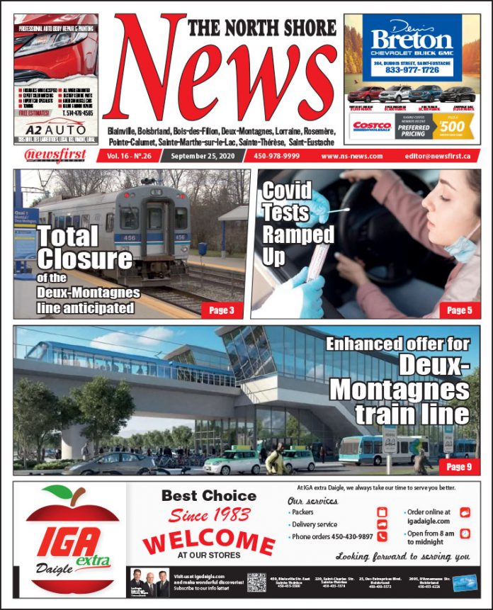 North Shore News 16-26 Front page of The North Shore News.