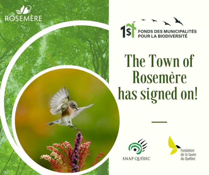 1$ per household for biodiversity in Rosemère