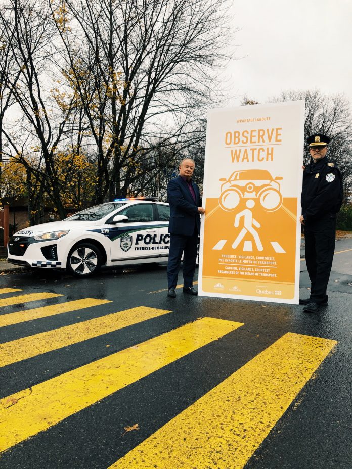 Launch of #Partagelaroute Awareness Campaign