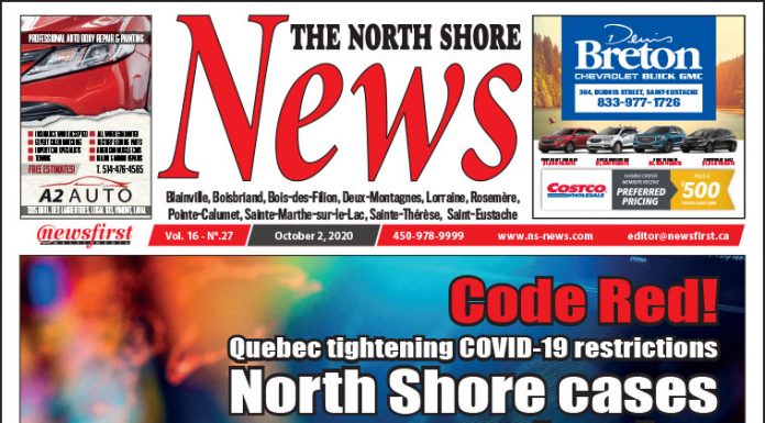 North Shore News 16-27 Front page of The North Shore News.