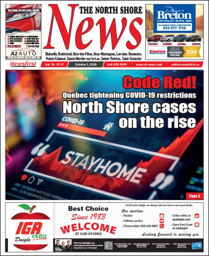North Shore News 16-27 Front page of The North Shore News.