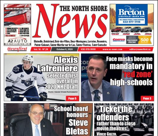 North Shore News 16-28 Front page of The North Shore News.