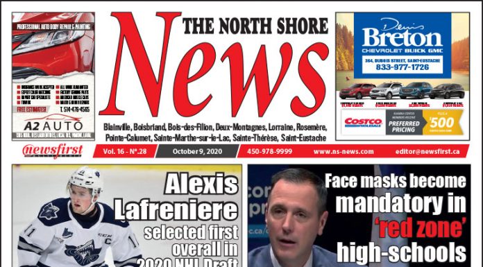 North Shore News 16-28 Front page of The North Shore News.