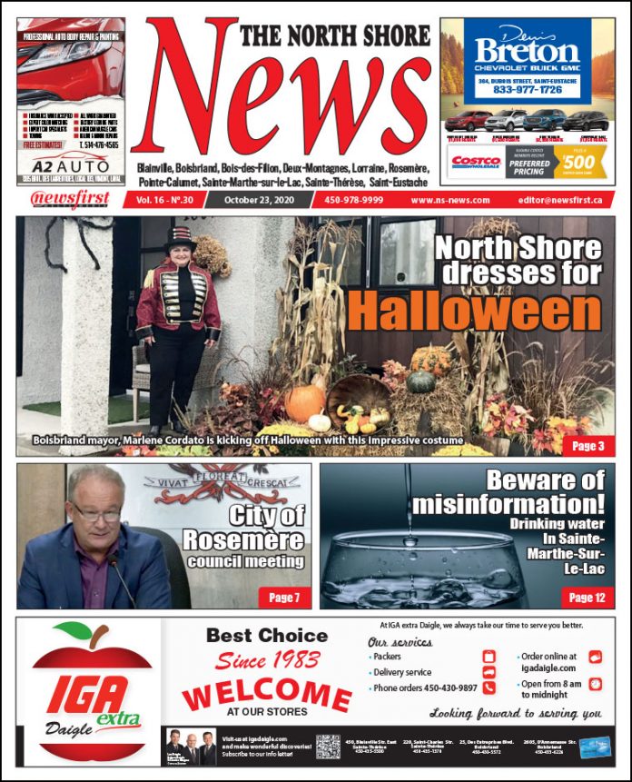 North Shore News 16-30 Front page of The North Shore News.
