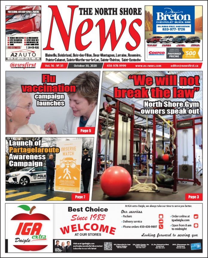 North Shore News 16-31 Front page of The North Shore News.