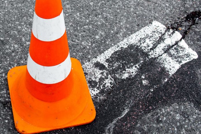 Road works in Boisbriand