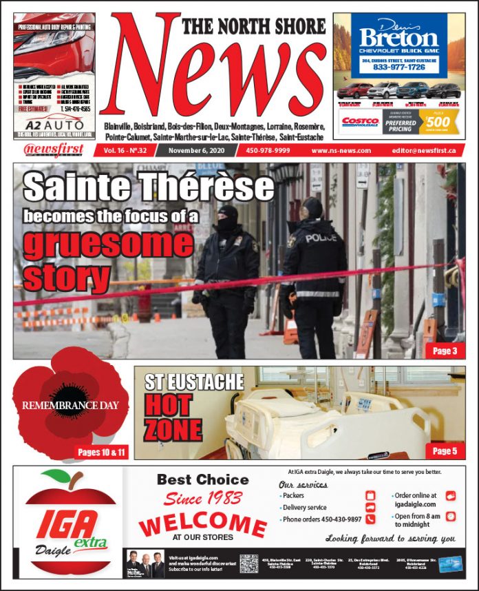 North Shore News 16-32 Front page of The North Shore News.