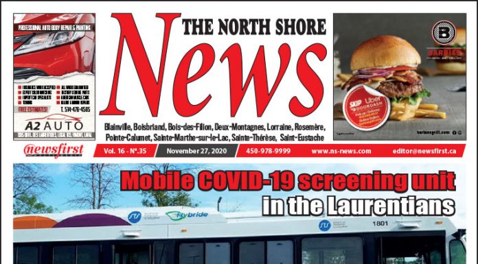 North Shore News 16-35 Front page of The North Shore News.