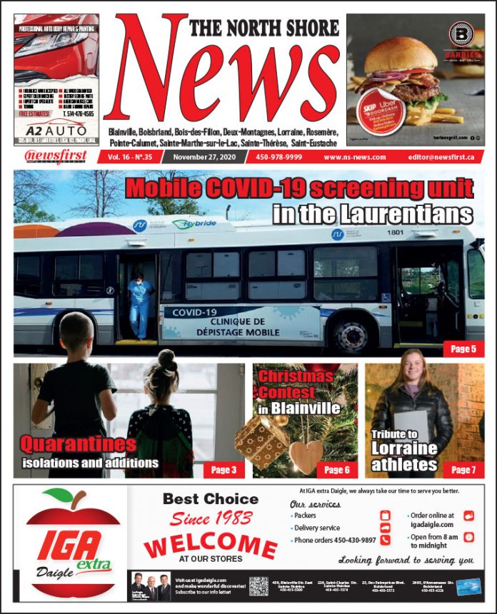 North Shore News 16-35 Front page of The North Shore News.