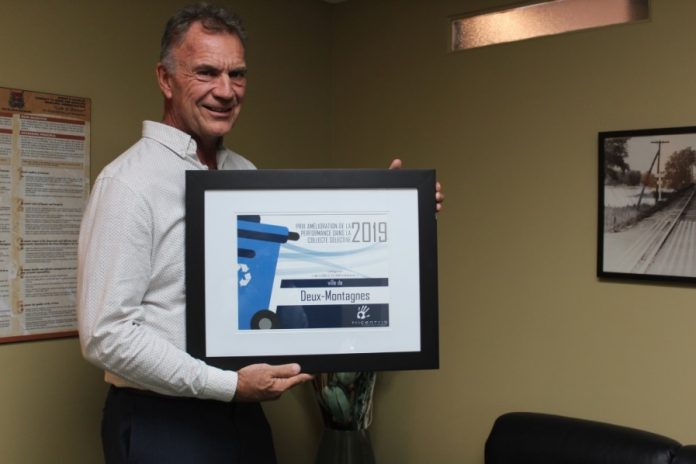 THE CITY OF DEUX-MONTAGNES WAS AWARDED THE “PERFORMANCE IMPROVEMENT” AWARD BY TRICENTRIS