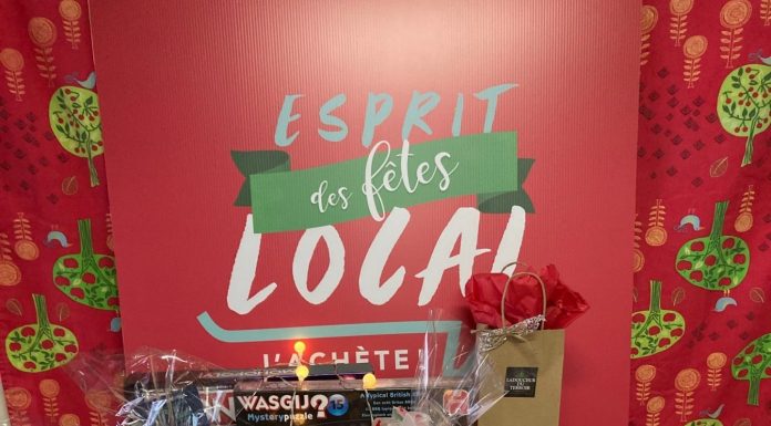Local holiday spirit, I buy!