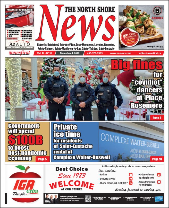 North Shore News 16-36 Front page of The North Shore News.