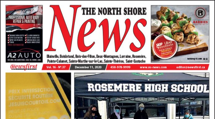 North Shore News 16-37 Front page of The North Shore News.