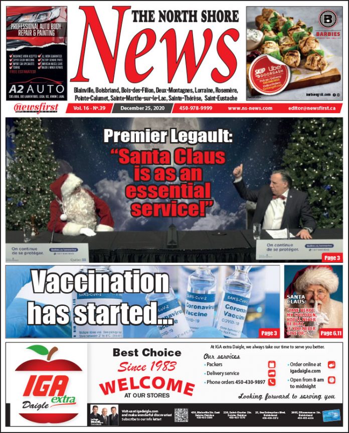 North Shore News 16-39 Front page of The North Shore News.