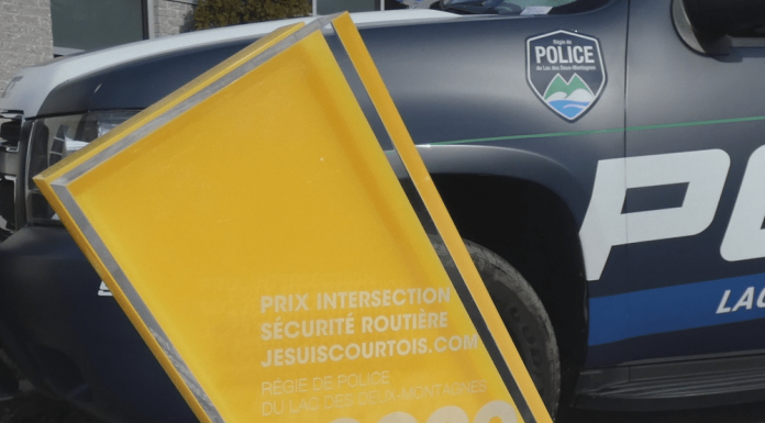 The “Je suis courtois.com” campaign wins the SAAQ road safety intersection award