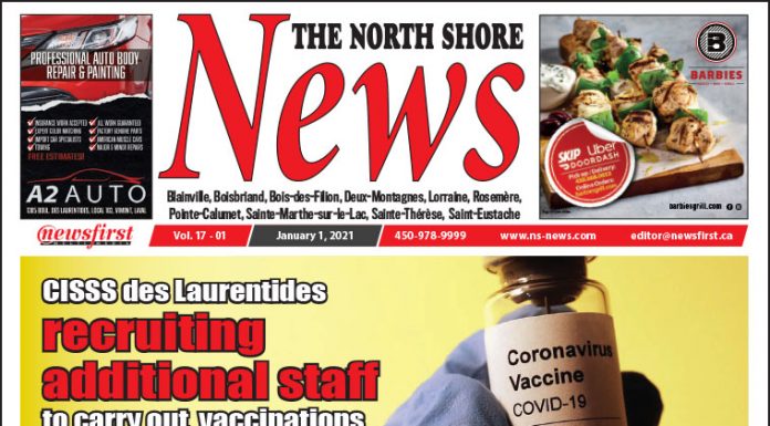 North Shore News 17-01 Front page of The North Shore News.