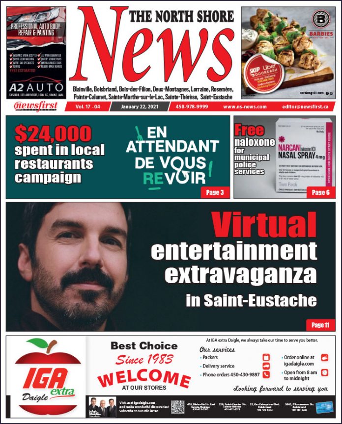North Shore News 17-04 Front page of The North Shore News.