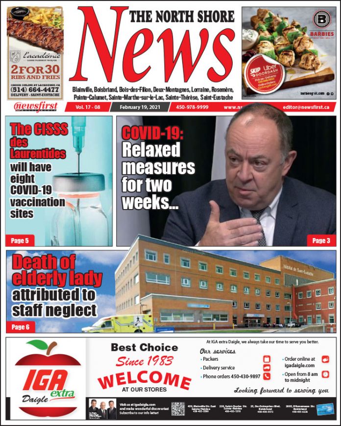 North Shore News 17-08 Front page of The North Shore News.